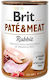 Brit Paté & Meat Nassfutter mit Kaninchen 1 x 400g