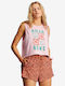 Billabong Bluza de Damă Fără mâneci Pink Trails