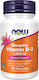 Now Foods Vitamin D-3 Βιταμίνη για Ενίσχυση του Ανοσοποιητικού & την Υγεία των Οστών 1000iu Fruit 180 ζελεδάκια