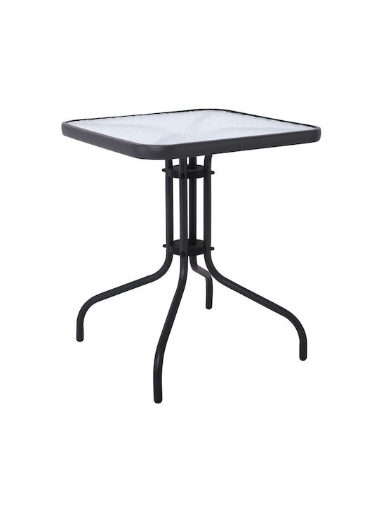 Outdoor Table for Small Spaces with Glass Surfa...