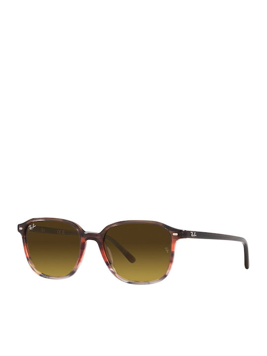 Ray Ban Leonard Unisex Γυαλιά Ηλίου με Καφέ Ταρ...