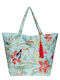 Women's Bag Shopper Shoulder Light Blue
