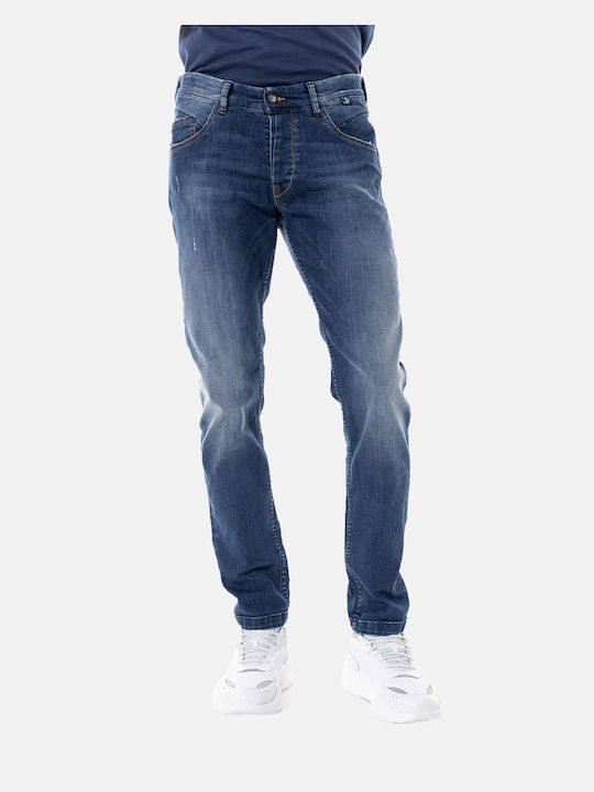 Cover Jeans Herren Jeanshose in Slim Fit Marineblau