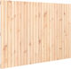 vidaXL Wooden Bed Headboard Beige 159.5x110cm