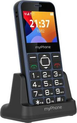 MyPhone Halo 3 Dual SIM Κινητό με Μεγάλα Κουμπιά Μπλε