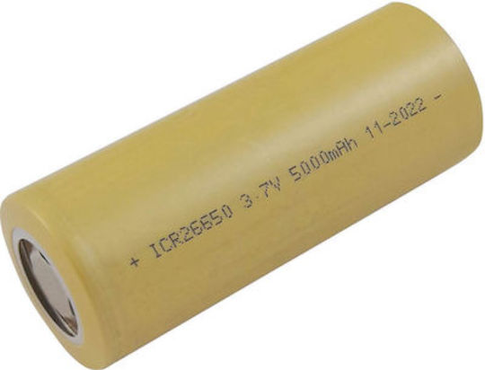 KAL Electronics Επαναφορτιζόμενη Μπαταρία 26650 Li-ion 5000mAh 3.7V 1τμχ