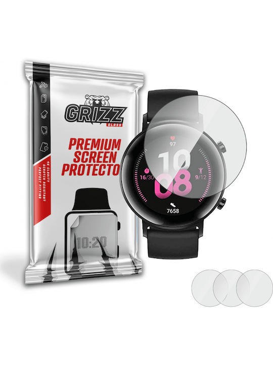 GrizzGlass Hydrogel 3pcs Displayschutzfolie für das Huawei Watch GT2 42mm 2Stück