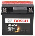 Bosch Μπαταρία Μοτοσυκλέτας M6 004 YTX5LBS με Χωρητικότητα 4Ah