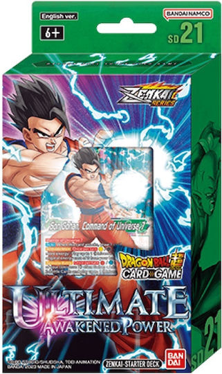 Namco - Bandai Dragon Ball Super Card Game SD21 Стартово Тесте Ultimate Awakened Power Deck Английски