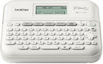 Brother P-touch D410VP Electronic Etichetator Portabil in Alb Culoare