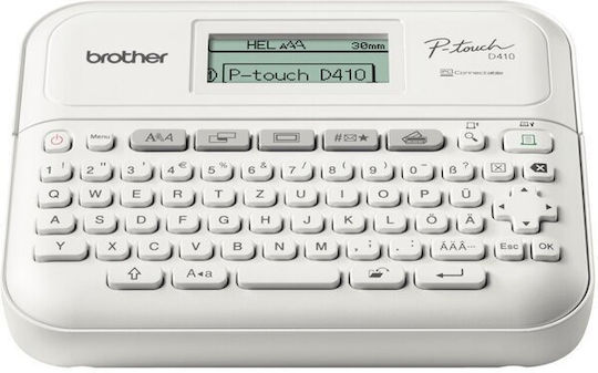 Brother P-touch Electronic Handheld Label Maker in White Color