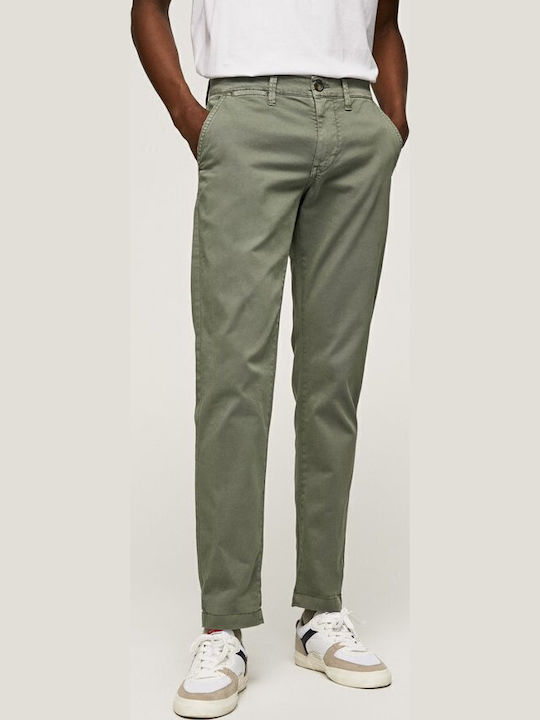 Pepe Jeans Charly Pantaloni Chino Elastic Verde
