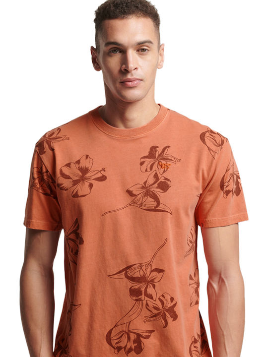 T-shirt Mango Orange Overdye