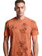 T-shirt Mango Orange Overdye