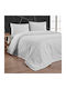 Beauty Home Pique Blanket Double 230x240cm White 1995PIYUD-white