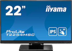 Iiyama ProLite T2254MSC-B1AG IPS Touch Monitor 21.5" FHD 1920x1080 cu Timp de Răspuns 4ms GTG