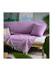 Gofis Home Dreisitzer-Sofa Wurf Eartha 372 180x310cm 19 Lilac