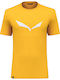 Solidlogo T-shirt Gold Melange