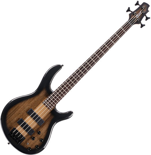 Cort Elektrischer Bass C4 Plus ZBMH TBB Blackburst