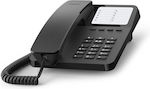 Gigaset Desk 400 Office Corded Phone for Seniors Black