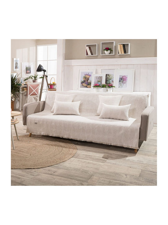 Teoran Messina Armchair Throw Chenille 150x180c...