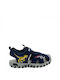 Bull Boys Shoe Sandals Velociraptor with Velcro & Lights Blue