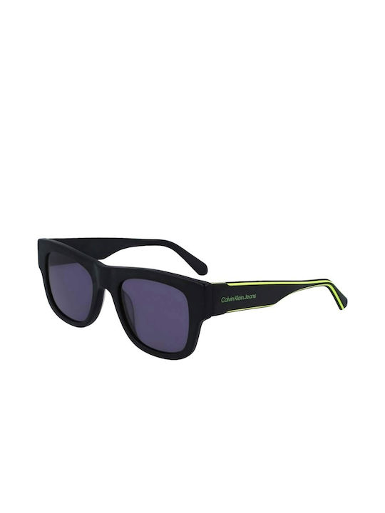 Calvin Klein Γυαλιά Ηλίου με Μαύρο Κοκκάλινο Σκελετό και Γκρι Φακό CKJ22637S 002