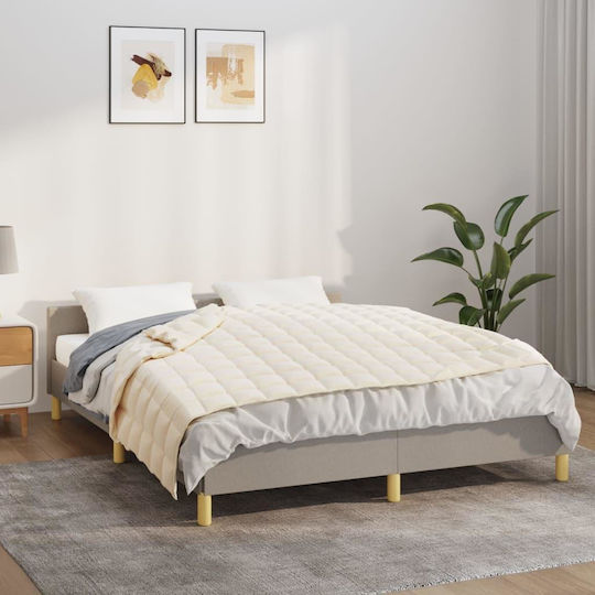 vidaXL Pătură De Gravitație Pentru Canapea 122x183cm Crem Deschis