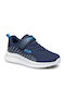 Abel 2 Kids Sneakers with Scratch Navy Blue