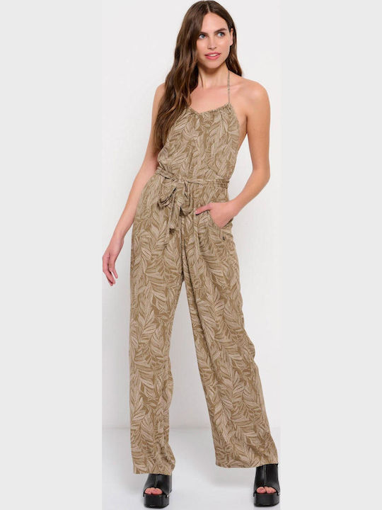 FBL007-11112 Women's One-piece Suit Olive Oil