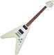 Gibson '70s Flying Elektrische Gitarre Fliegendes V mit HH Tonabnehmerkonfiguration Classic White mit Tasche