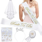 Bride to Be Partyzubehör mit dem Thema "Ehe" Set von 5Stück