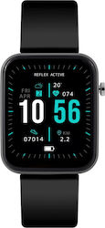 Reflex Active 36mm Waterproof Smartwatch with Heart Rate Monitor (Black)