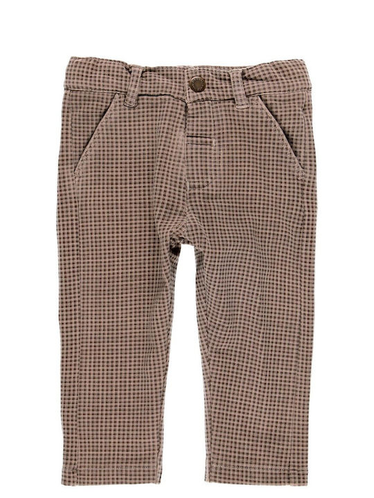 Boboli Boys Fabric Trouser Brown