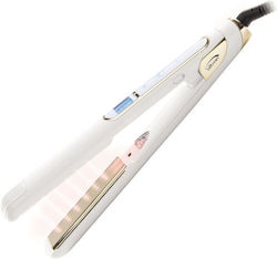 Ultron 758732 Hair Straightener with Ceramic Plates 45W White/Gold