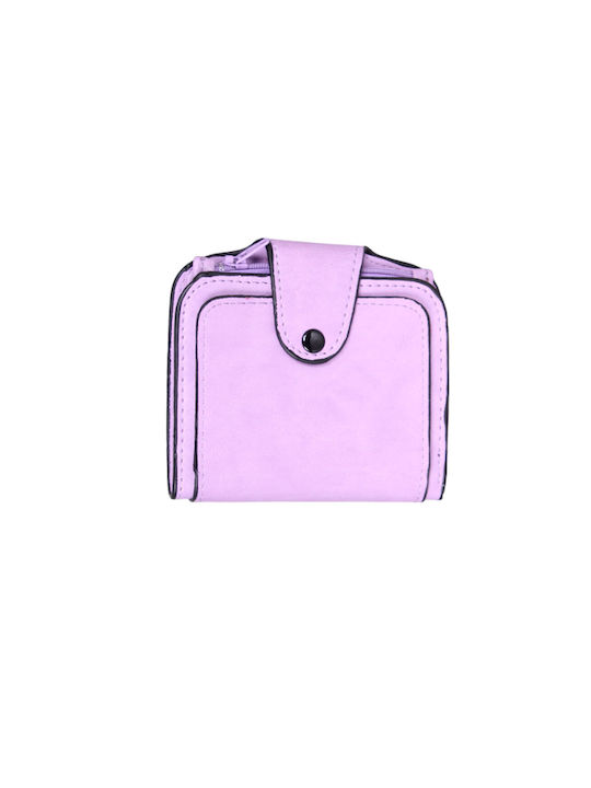 Wallet women's wallet made of lilac leatherette