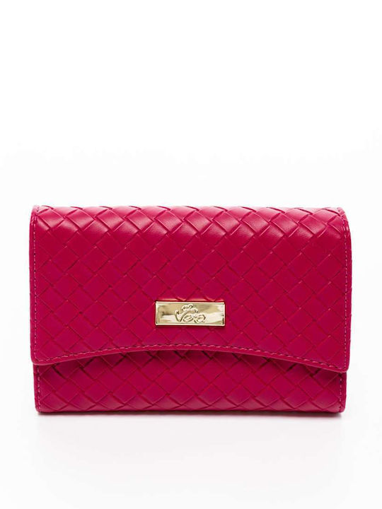 Veta Klein Damen Geldbörse Magenta