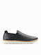 Roamer 2.0 Men's Leather Slip-Ons Black