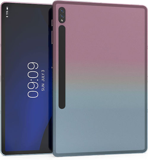KWmobile Back Cover Dark Pink / Blue / Transparent (Galaxy Tab S8+)