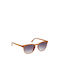 Guess Unisex Sunglasses With Orange Frame And Grey Lens