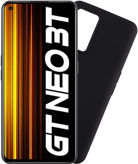 Volte-Tel Back Cover Σιλικόνης Μαύρο (Realme GT Neo 3)