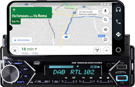 Trevi Ραδιόφωνο Αυτοκινήτου 1 DIN (Bluetooth/USB)