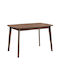Venti Tisch Küche Holz Walnuss 120x80x75cm