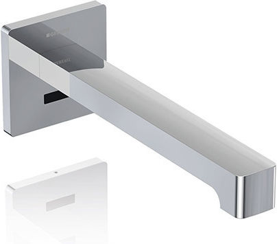 Geberit Brenta II Built-in Faucet Spout for for Bathroom Sink 1 Exit Silver