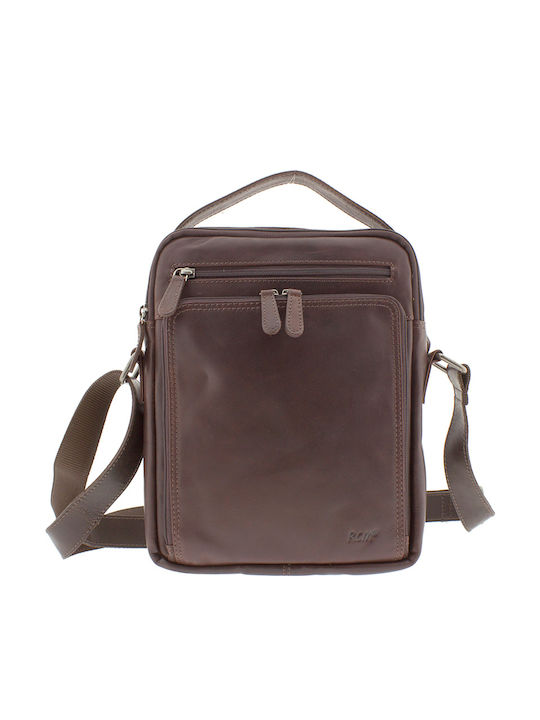 Leather Men's Bag Shoulder / Crossbody Brown