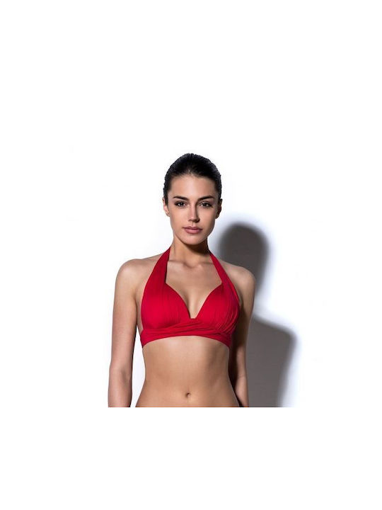 Bluepoint Bikini Σουτιέν με Ενίσχυση Κόκκινο