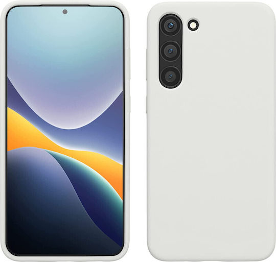 KWmobile Back Cover Σιλικόνης Matte White (Galaxy S23+)
