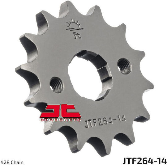 JT Sprockets Vorderes Ritzel 14 Zähne für Yamaha DT