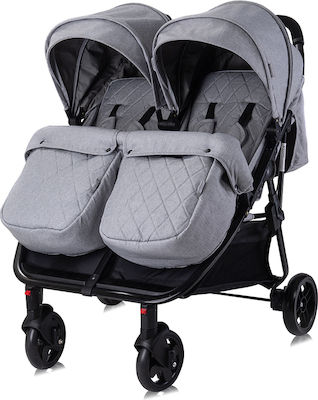 Lorelli Duo Double Stroller Suitable for Newborn Cool Grey 12.8kg