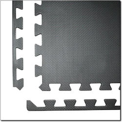 HMS Gymnastikmatten Puzzle 60x60x1,2cm 4 Stücke Schwarz